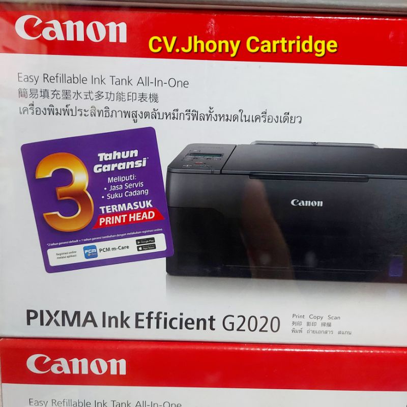 Printer Canon Pixma G2020 G 2020 Seri terbaru Garansi Resmi Datascrip