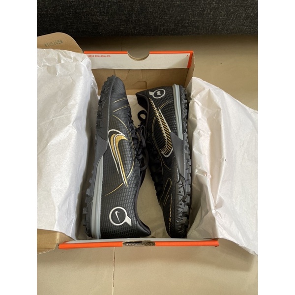 Sepatu Futsal Nike Mercurial Vapor 14 Academy Turf Black List Gold BNIB
