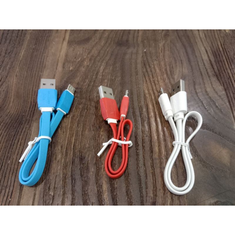 KABEL DATA WELLCOMM KABEL POWERBANK MICRO 30CM