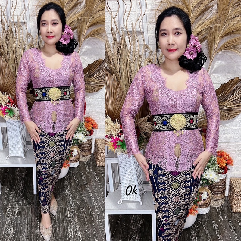 kebaya jadi brokad metalic