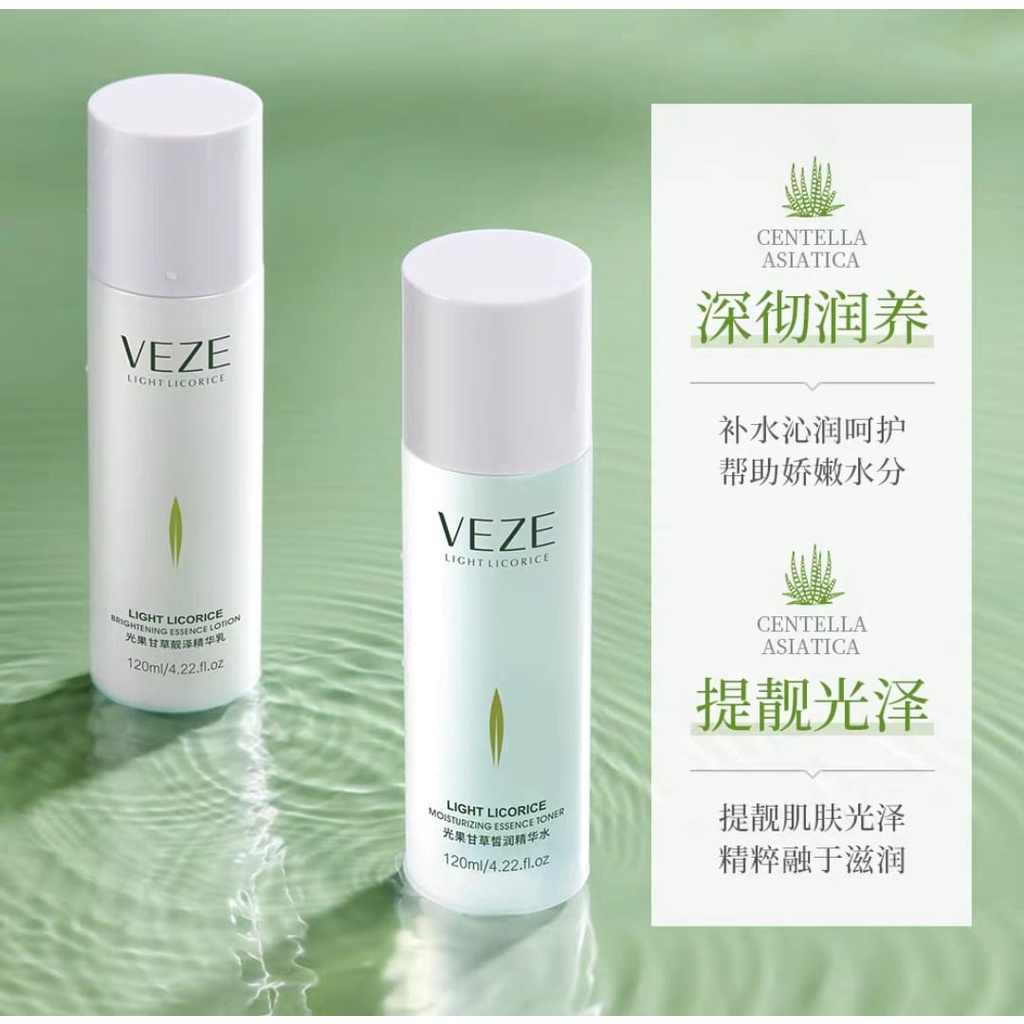 Veze Pelembab Light Licorice Moisturizing Set Isi 2Pcs