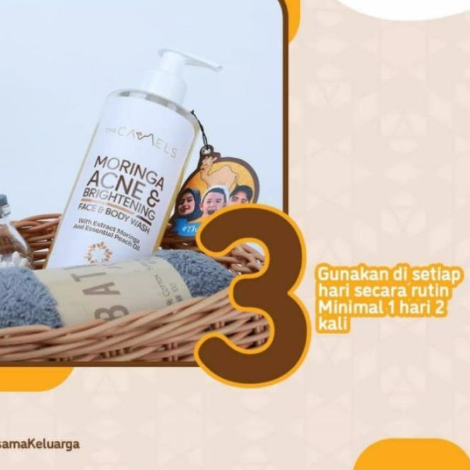Diskon✔️ORIGINAL MORINGA ACNE BRIGHTENING / The Camels Moringa Acne & Brightening Sabun Pemutih Peng
