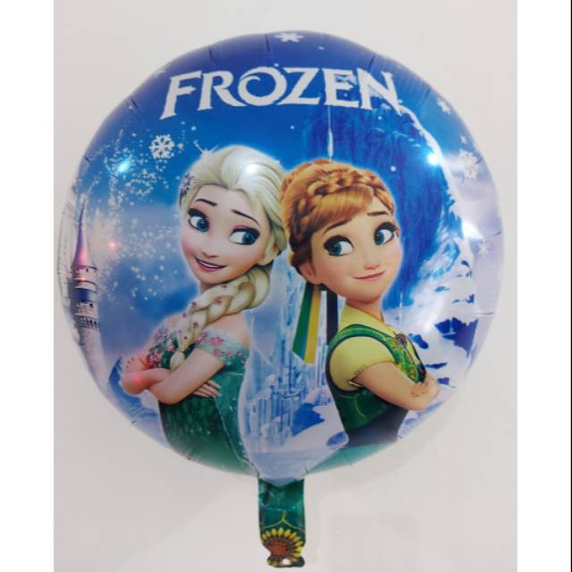 BALON FOIL FROZEN ELSA BENTUK BULAT LIMITED EDITION