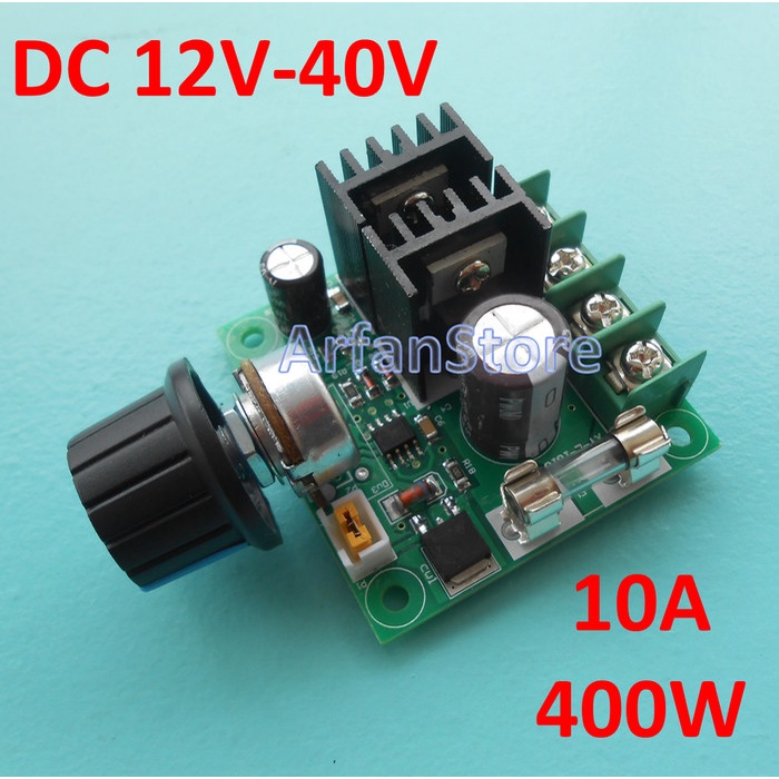 Speed 10A Speed Controller Motor Pwm Dc 12-40V Dimmer Led Controller 400W
