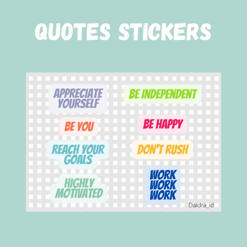 

QUOTES STICKER