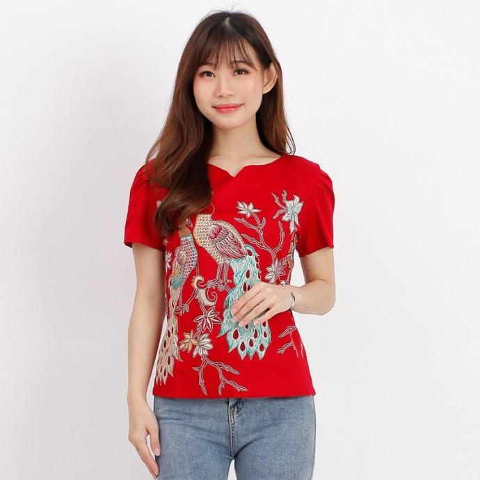 Baju Batik Wanita/Atasan Batik Wanita A602 VI