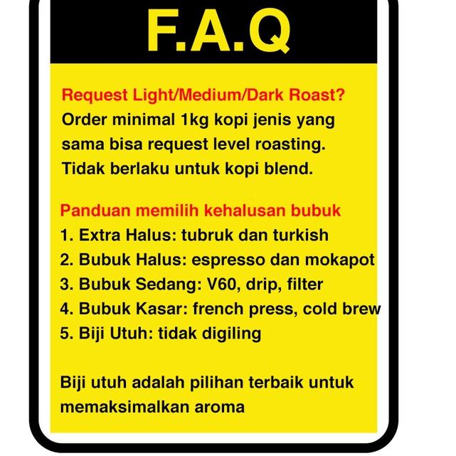 

[PRODUK 7NACM] Biji Kopi Bubuk Robusta Lampung 1kg 1 kg kilo MFL