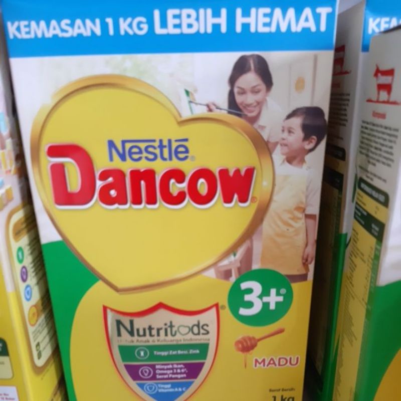 

dancow 3+ madu 750gr