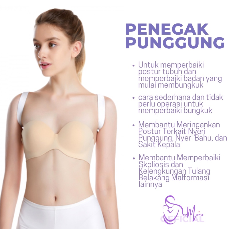 Alat Penegak Punggung CORRECTOR PUTIH Penegak Badan Tegak Alat Terapi Korset Korektor Penyangga Punggung Pria Wanita Posture Back Corrector Support Alat Penyangga Penegak Badan Anti Bungkuk Pria Wanita Back Posture Corector