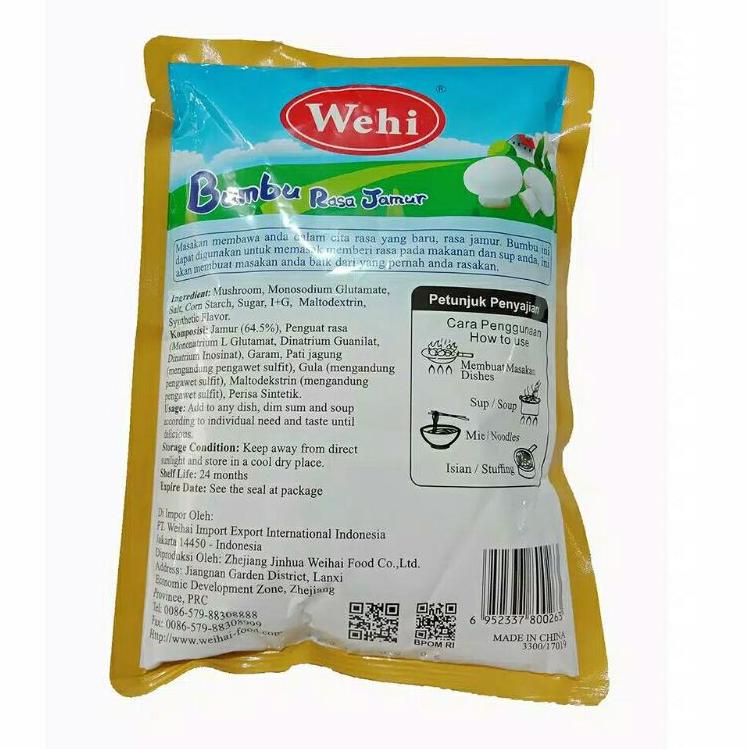 

[KODE PRODUK DVJWZ7264] Wehi kaldu jamur berlogo halal 400gr Per 2PCS ( ED 28desember 2022)