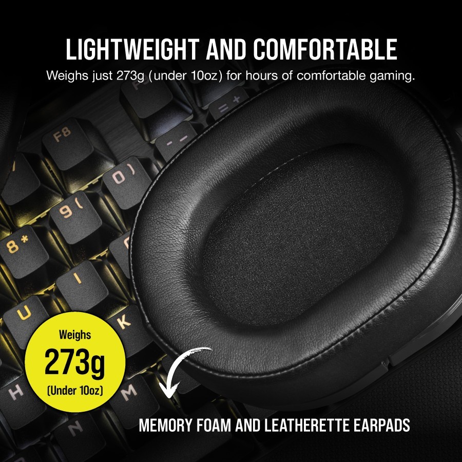 Corsair HS55 Surround 7.1 Dolby Audio Multiplatform Gaming Headset