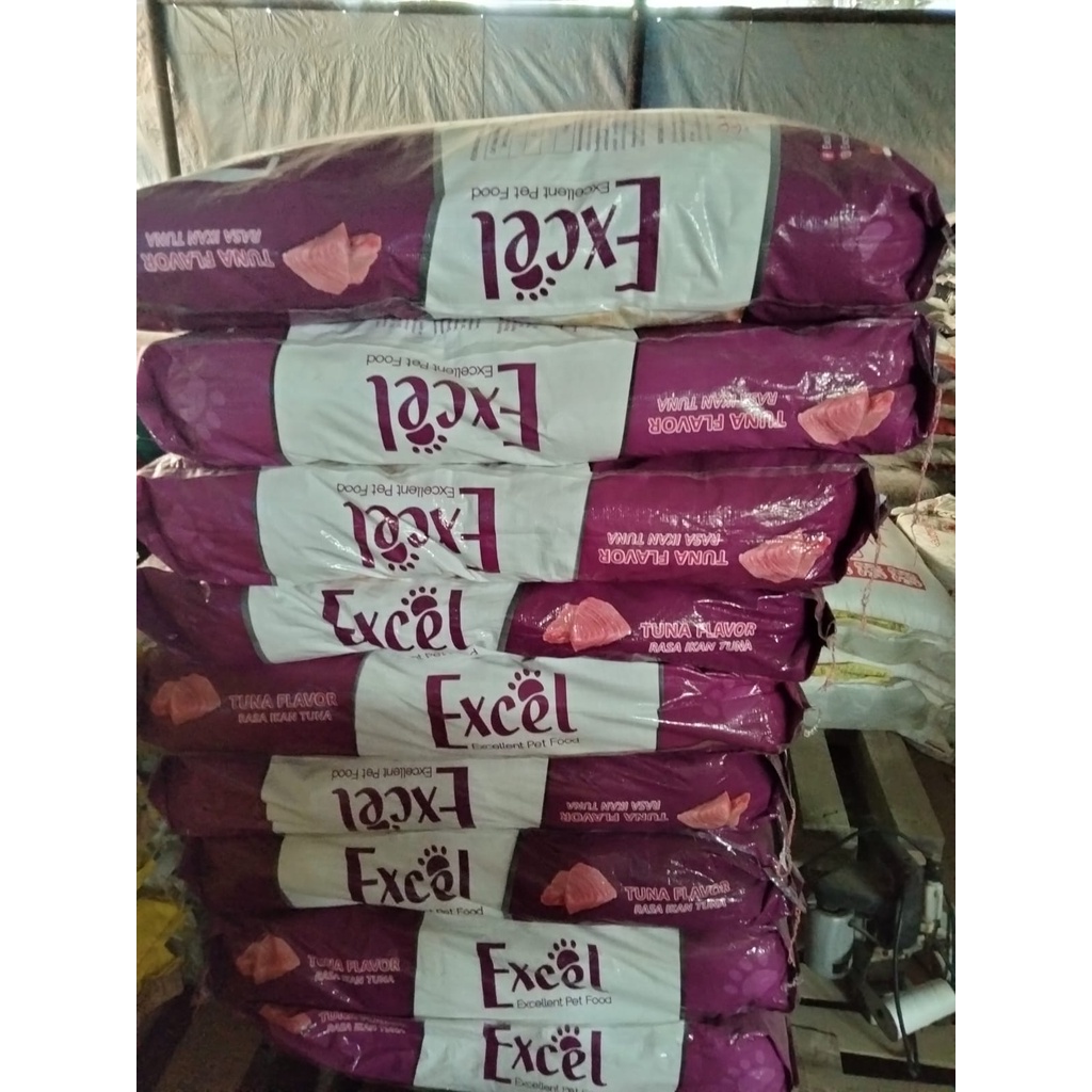 EXCEL 20KG Makanan Kucing Excel Cat Rasa Tuna 20kg Ikan Donat Exel 20KG