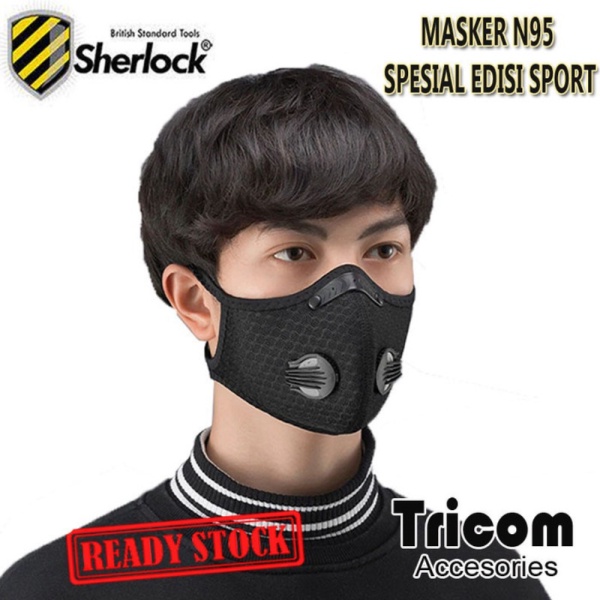 Masker Filter Carbon Untuk Olahraga Limited Sport Unik N95 Dual Valve