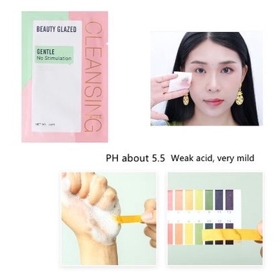 Beauty Glazed Cleansing Make Up Beauty Glazed Make Up Remover Beauty Glazed Pembersih Make Up Beauty Glazed Cleansing Wipes Cotton Rich Avocado Essence