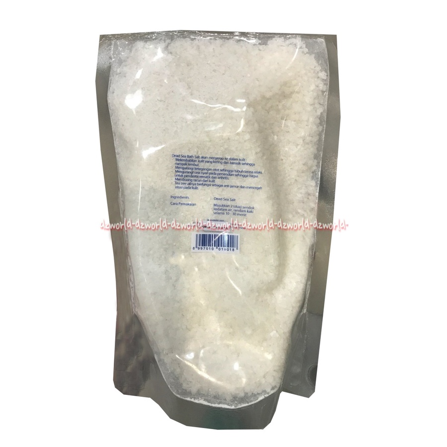 Jordame Dead Sea Salt Bath 500gr Garam Untuk Mandi Dan Refleksi Garam Untuk Menghaluskan Melembutkan Kaki Kulit Badan Deadsea Garam Laut Mati Relax With Minerals Jordanie