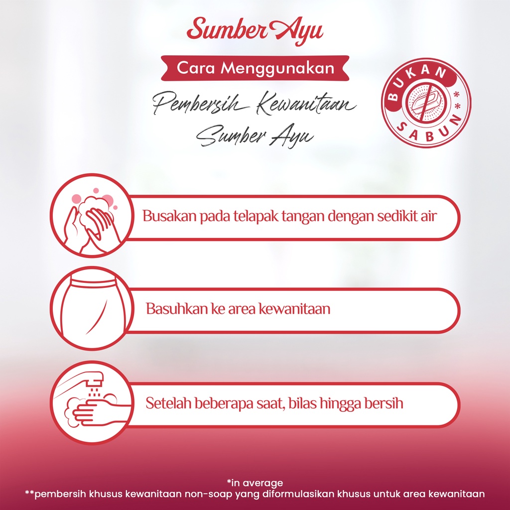 Sumber Ayu Feminine Wash Clear White 90Ml - Pembersih Kewanitaan