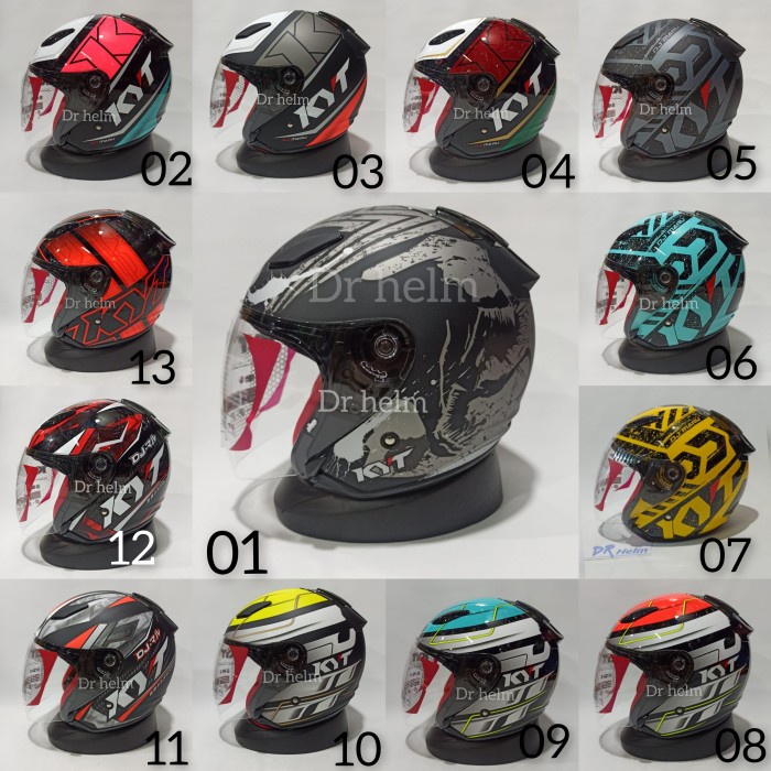Helm Helm Kyt Dj Maru Motif Xl Xxl