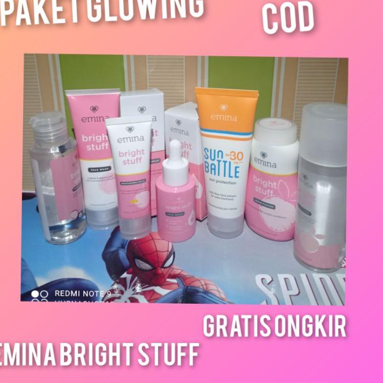 HOT Bisa COD Paket Emina 1 Satu Paket Series Lengkap Komplit Ekonomis / Paket Hemat Emina Bright Stu
