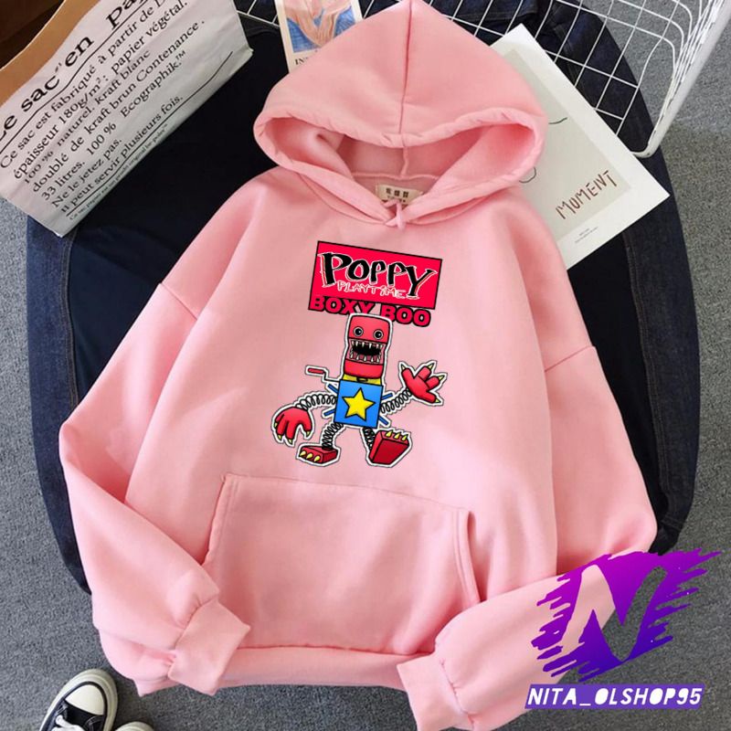 hoodie boxy boo sweatar anak monster BOXY BOO