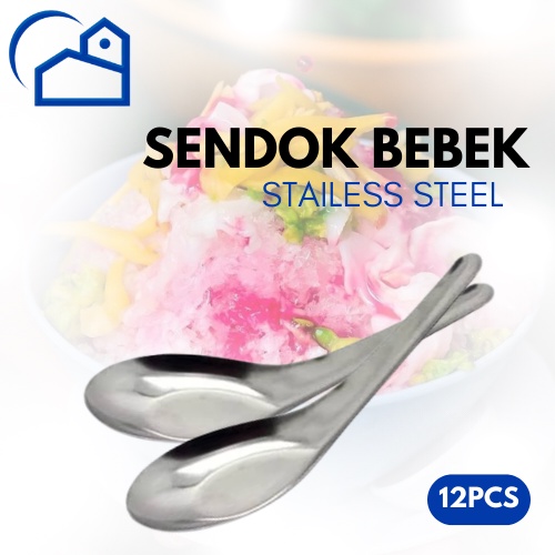 SENDOK ES SENDOK BEBEK SENDOK KUAH (DUCK SPOON STAINLESS STEEL) 1 LUSIN 333