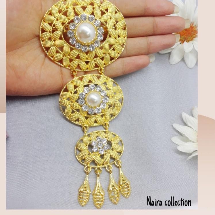 Bros Etnik Kebaya Kutubaru Mutiara Besar Susun 3 Aksesoris Baju Kebaya ▪ CML.11De22ᴴ