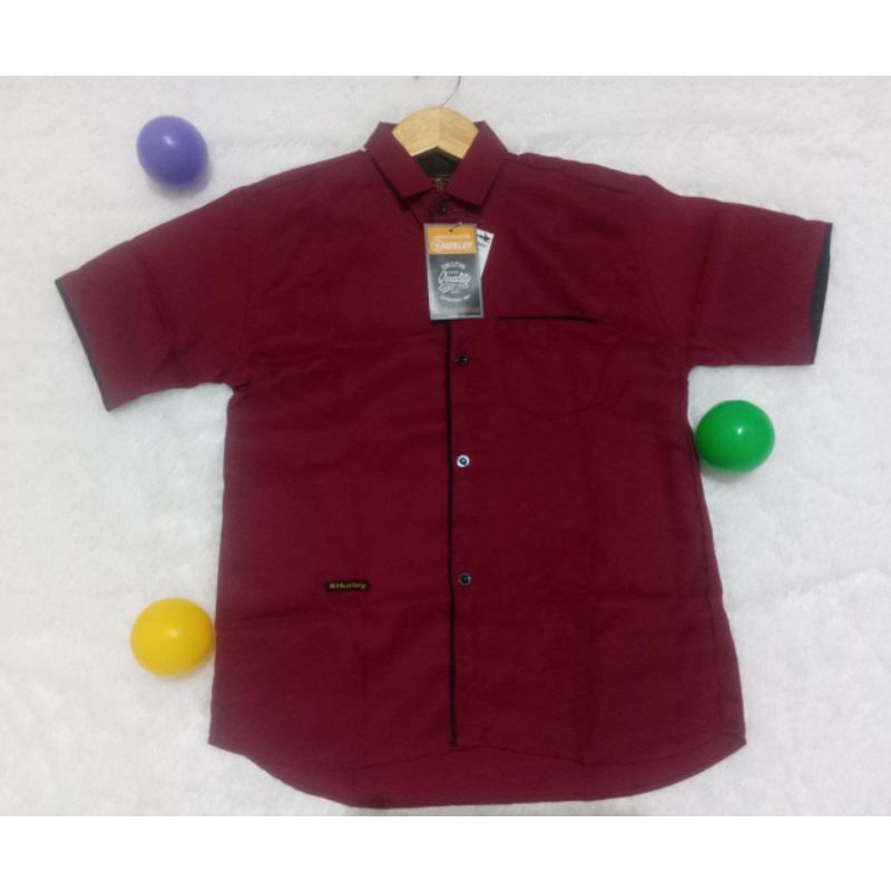 (2-10 tahun) Kemeja Anak Laki-laki Mat Cotton Hurley dan Volcom