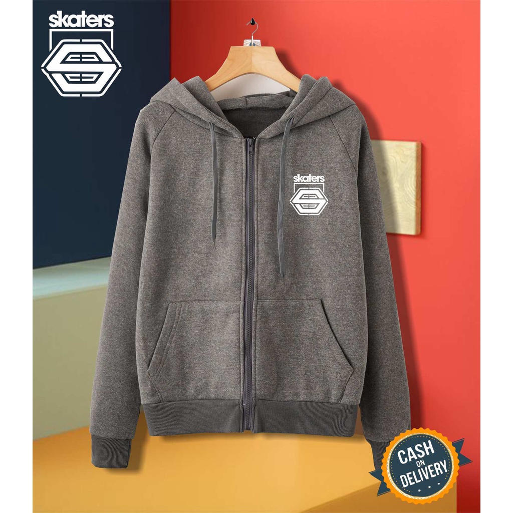 SWEATER HOODIE - Jaket Distro Zipper - Jaket Sweater Hoodie Resleting Pria SKETERS