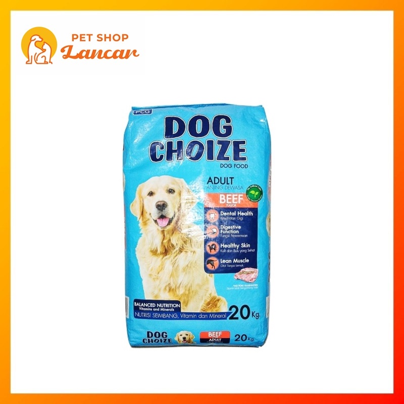 Khusus Ekspedisi Makan Anjing Dog Choize Beef 20Kg - Dog Food