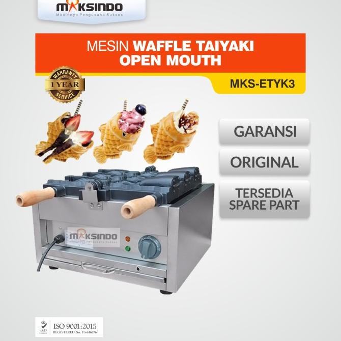 Mesin Waffle Taiyaki Open Mouth (ETYK3)