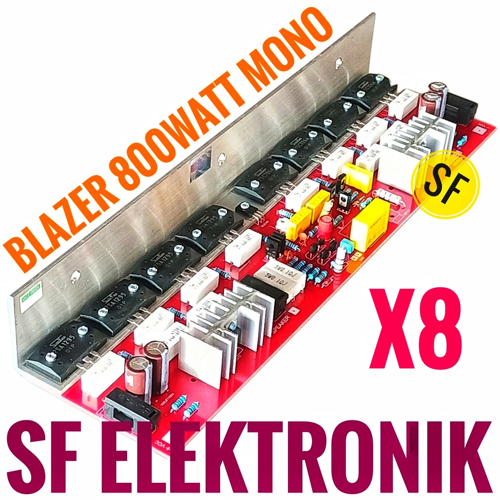 Kit Power Amplifier Blazer 800Watt Mono X8