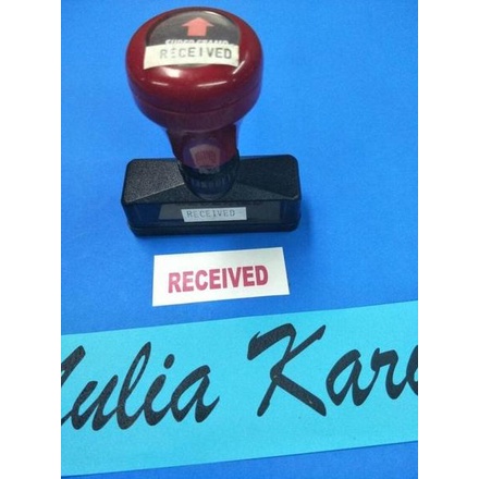 

Terlaris Stempel RECEIVED Otomatis Termurah
