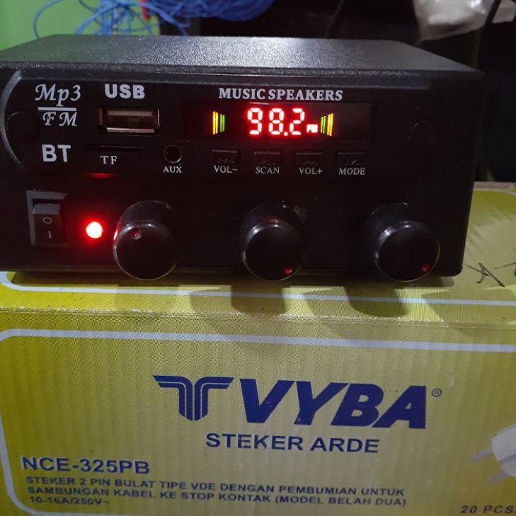 Paling Dicari POWER AMPLI  MP3 BLUETOOTH FM RADIO USB PLAYER