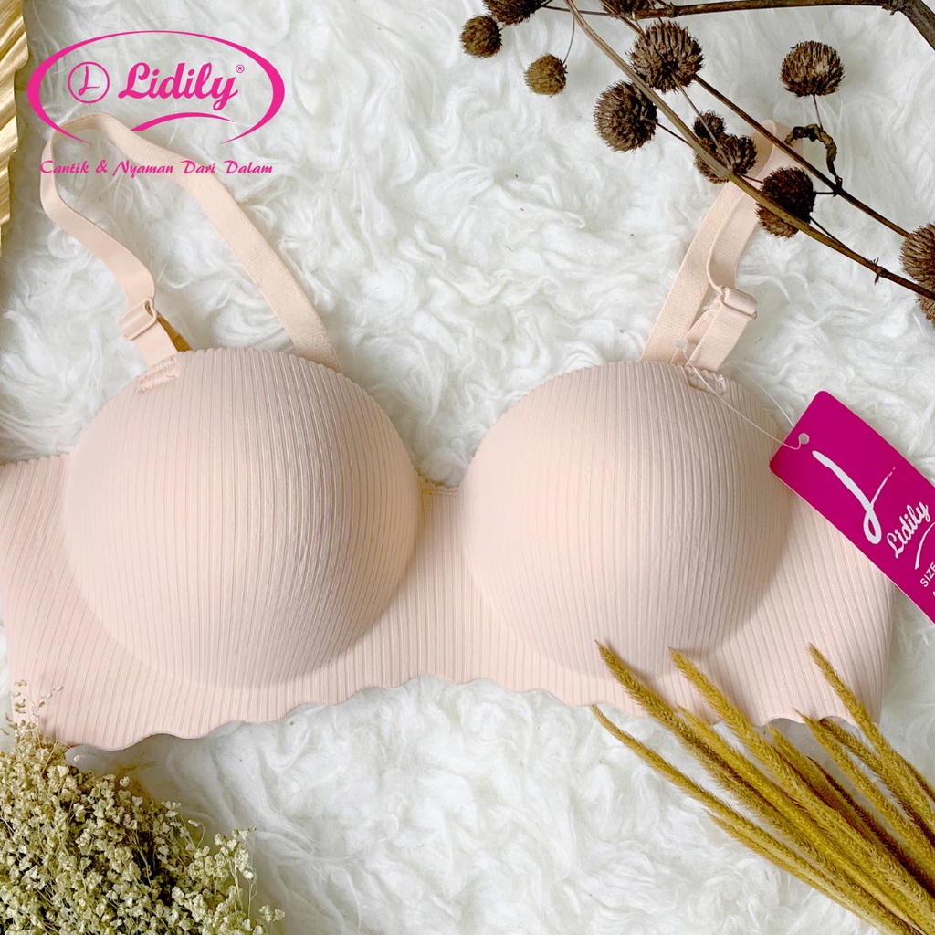 Lydyly - Push Up Bra Cutting | BH Seamless Busa Tebal Tanpa Kawat | Underwear Korean Girl JJ9309