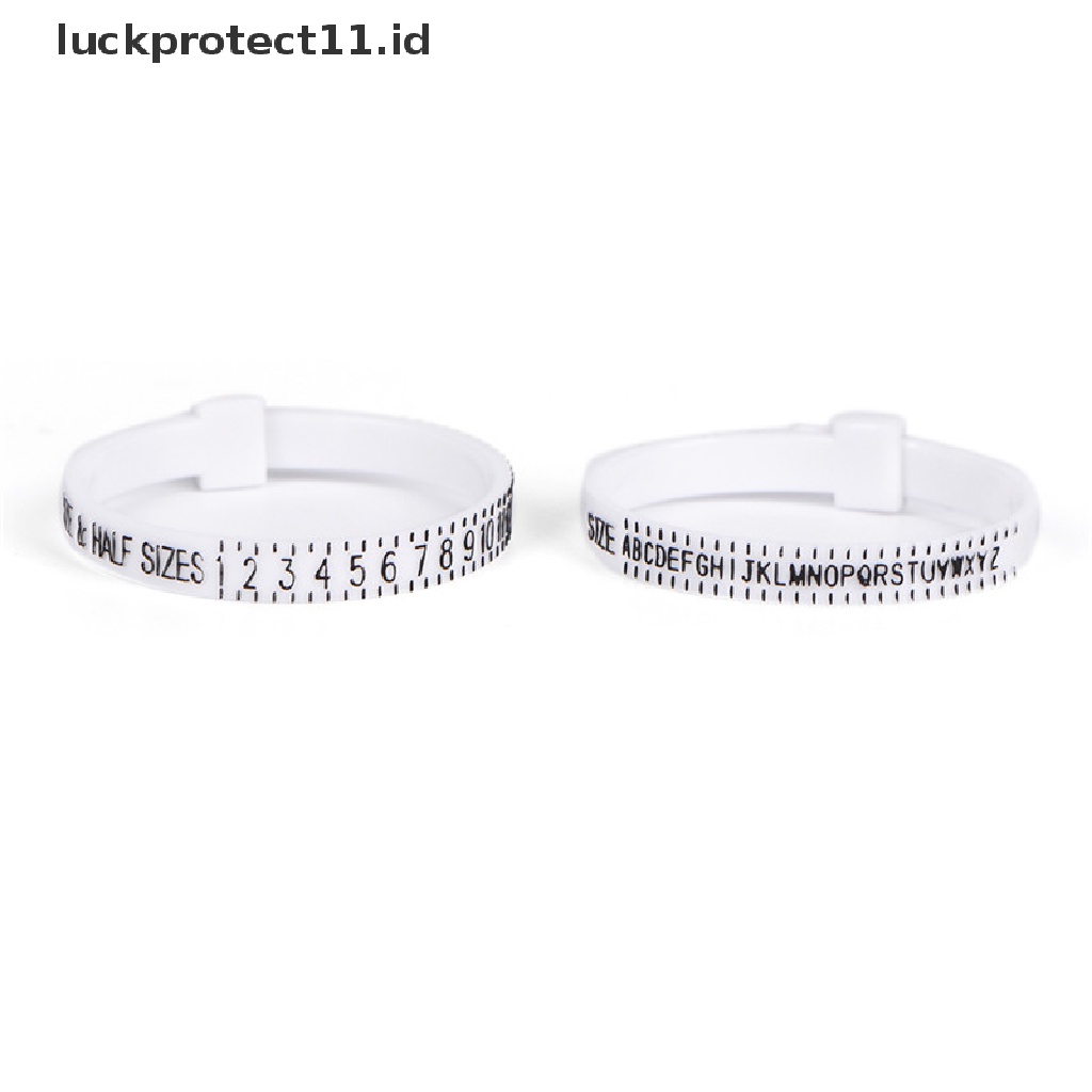 /Fashion Hot// Fashion// UK US Ring Sizer Ukur Pengukur Jari Untuk Cincin Kawin Band Cincin Pertunangan New.