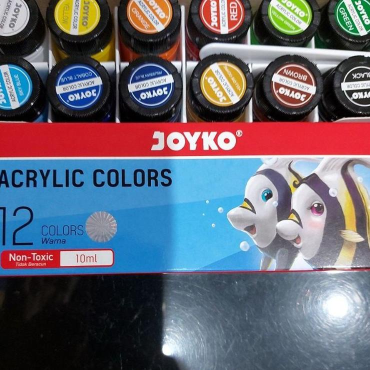

╔║╗ 12 colors acrylic colors joyko 10 Ml