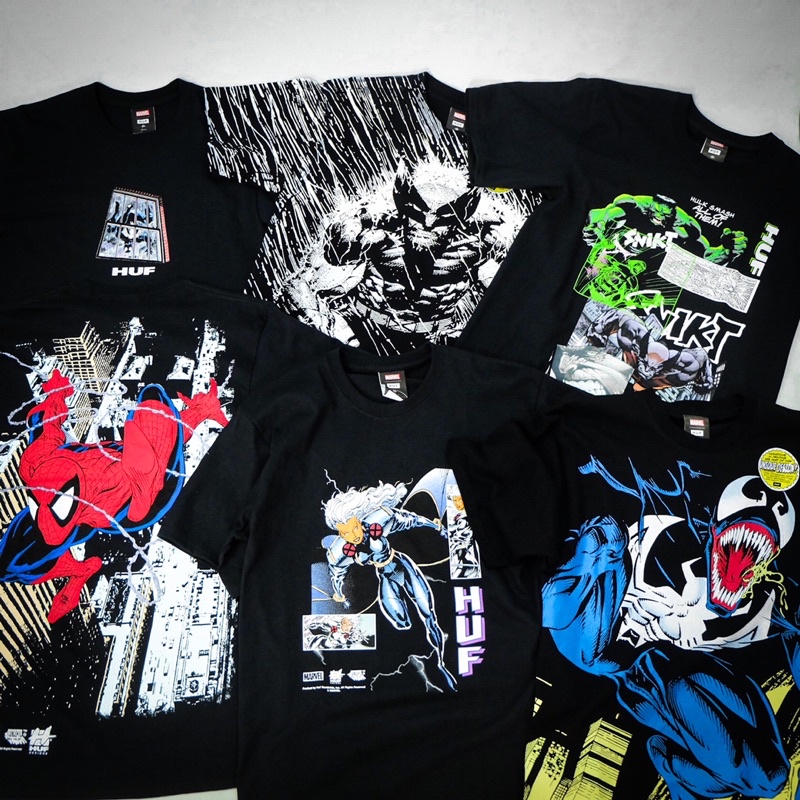 Kaos HUF x Marvel Original