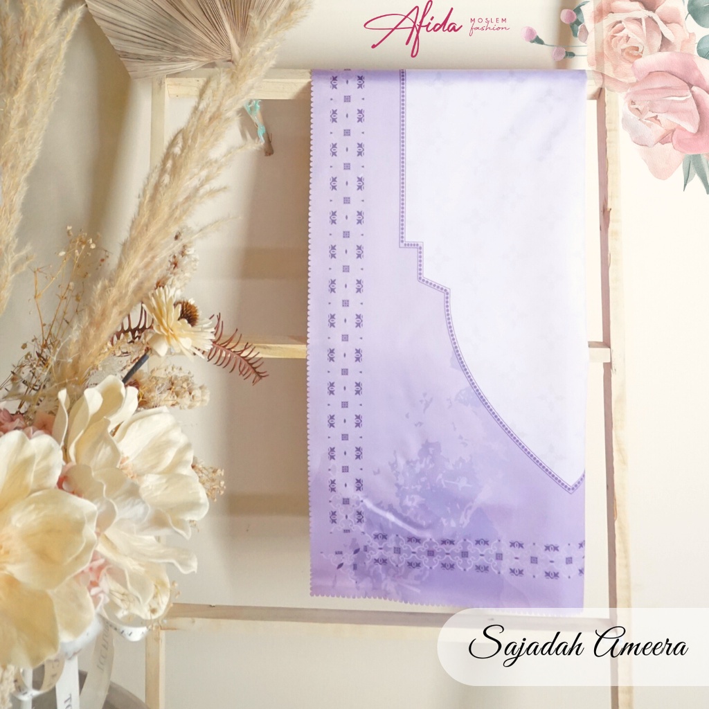 Sajadah Afida_Signature - Sajadah travelling printing premium - Ameera Sajadah Printing