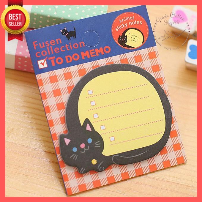 GOS - I103 - Sticky Note Karakter Animal - Sticky Note Mini - Sticky Note Memo Pad