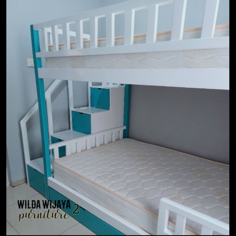tempat tidur anak tingkat 100x200