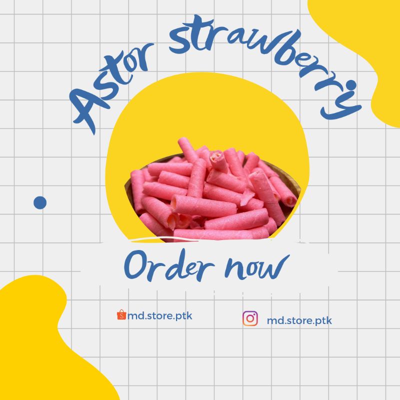 

Wafer Astor Strawberry 250 gr