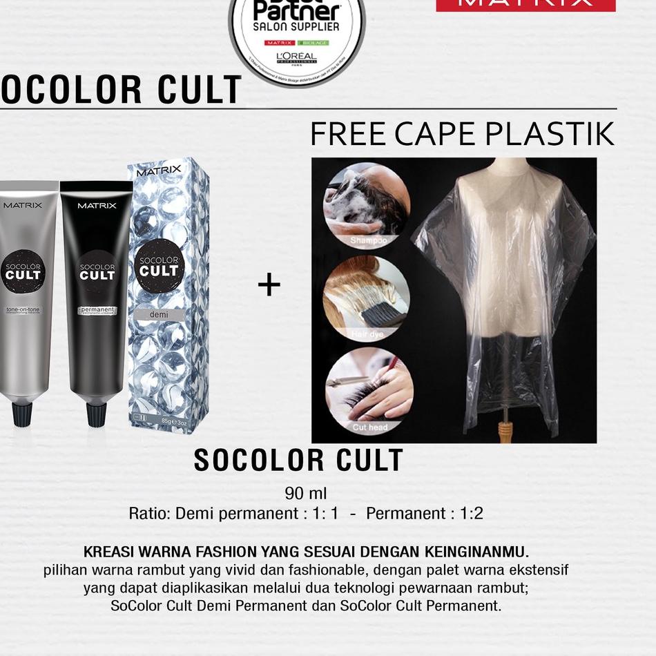 Special Price ❤️Glamouroseshop❤️ Matrix So Color Cult / Matrix Socolor Cult Pewarna Rambut 90ML