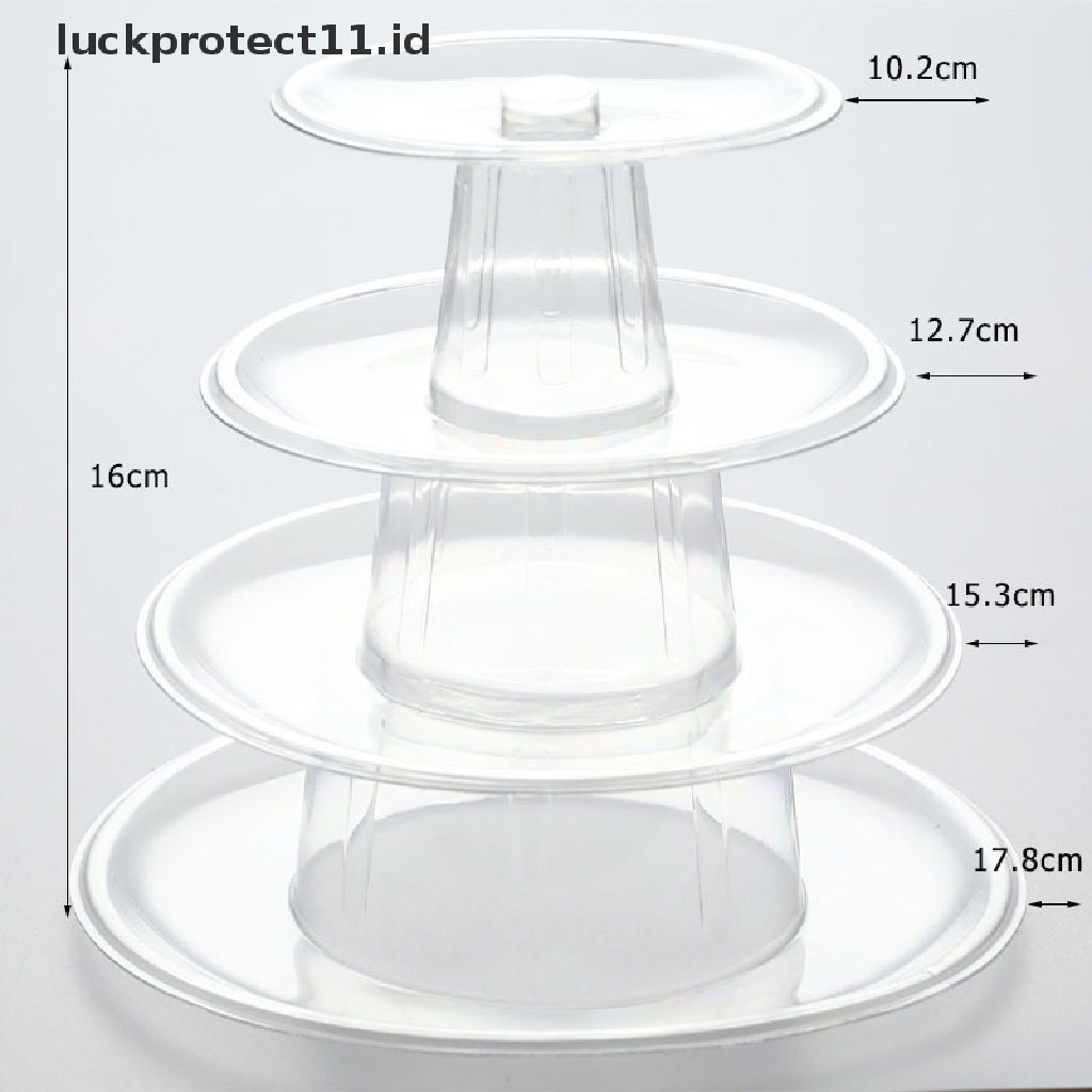 /Fashion Hot// Fashion// Multitiers Macaron Display Stand Cupcake Tower Rack Cake Stand Nampan PVC Kue.