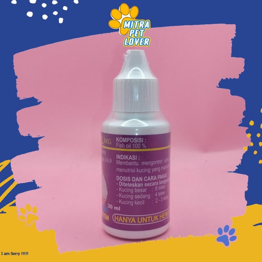 VITAMIN MINYAK IKAN KUCING - SQUA OIL CAT DROP 30ML - SUPLEMEN MENYEIMBANGKAN HORMON MEMBERI NUTRISI MELEMBUTKAN BULU - MURAH ASLI GARANSI KUALITAS ORIGINAL - PET ANIMAL HEALTHCARE &amp; VETERINARY TAMASINDO OBAT KESEHATAN &amp; VITAMIN TERNAK HEWAN MITRAPETLOVER