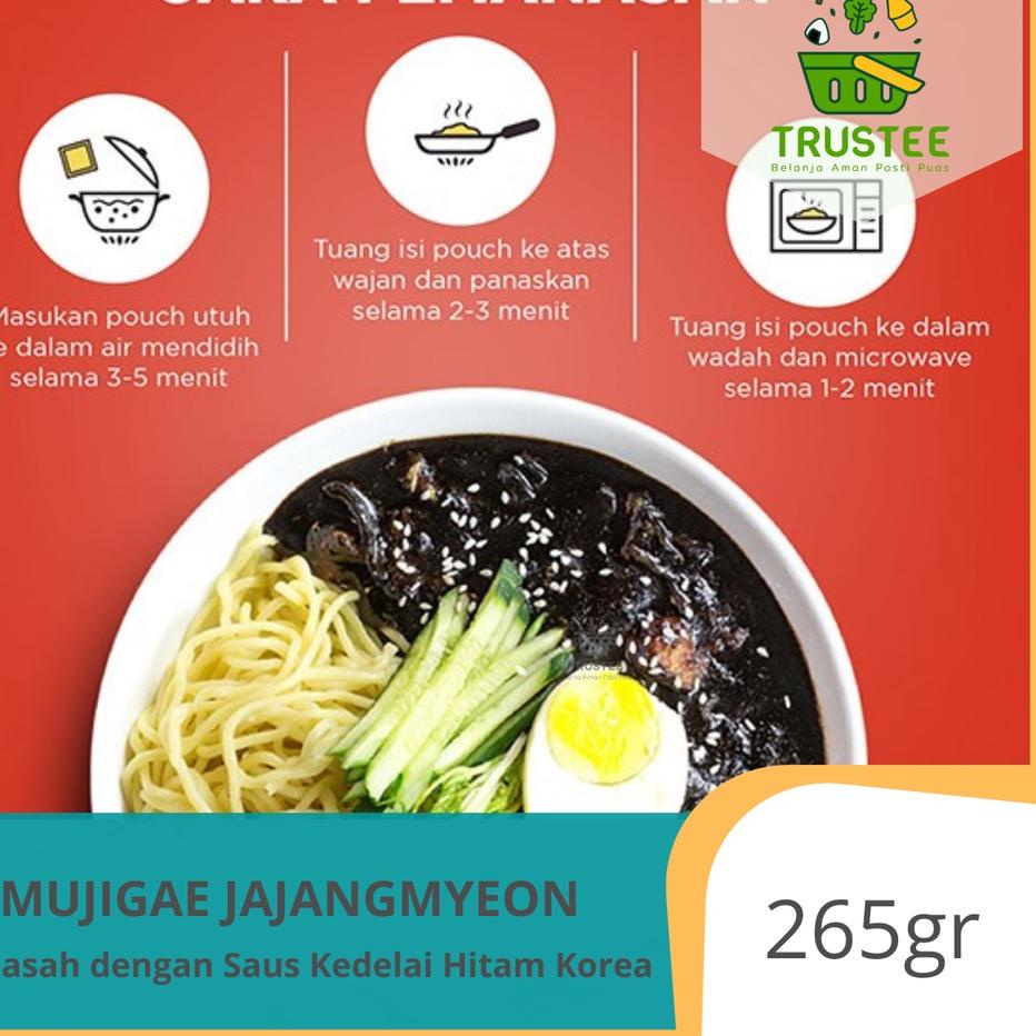 

5.5 COD Mujigae Jajangmyeon / Mie Saus Kedelai Hitam Korea Instan Halal 265gr