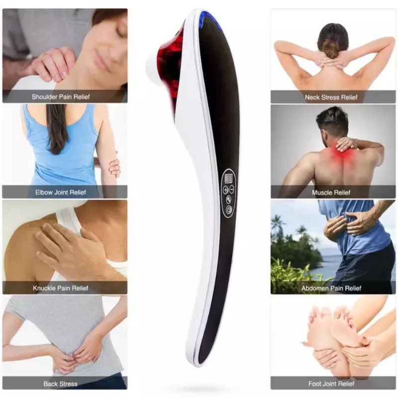 (ORIGINAL) Alat Pijat Elektrik Pundak Punggung Shiatsu Infrared Massager TAFFSPORT