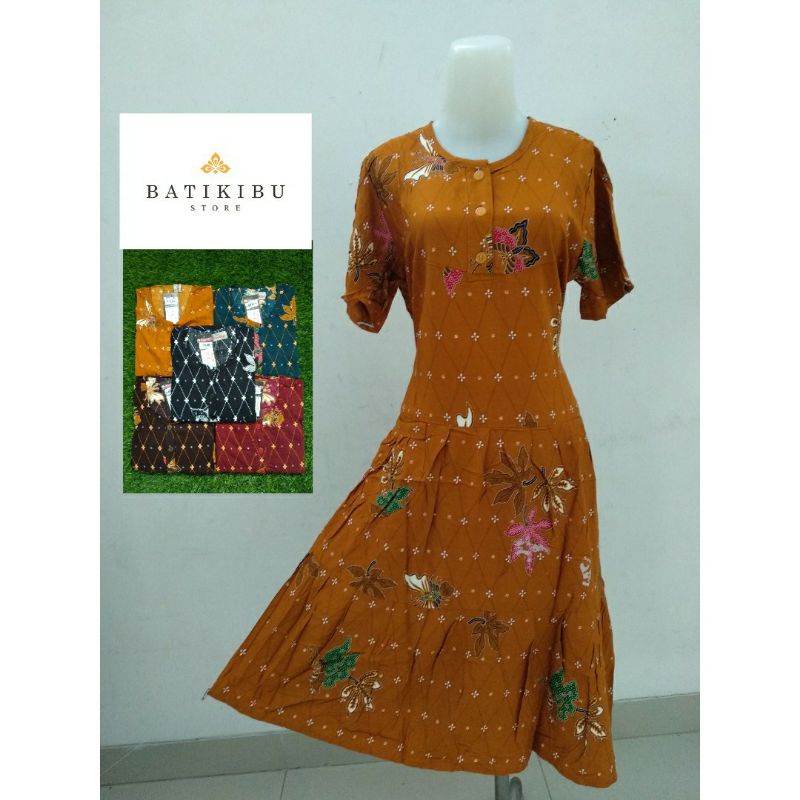 Daster Batik Unggul Jaya Cap Sekar Mekar Uk.Standar