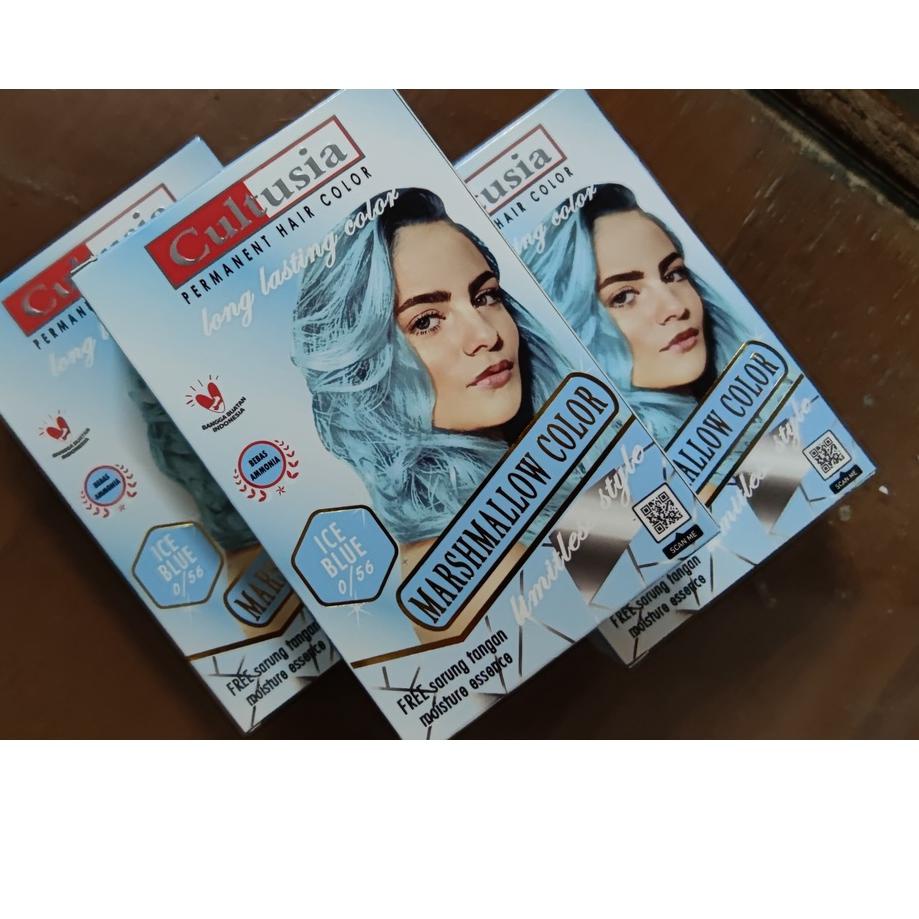 Suplier1--CULTUSIA MARSMALLOW COLOUR ICE BLUE 30 ML