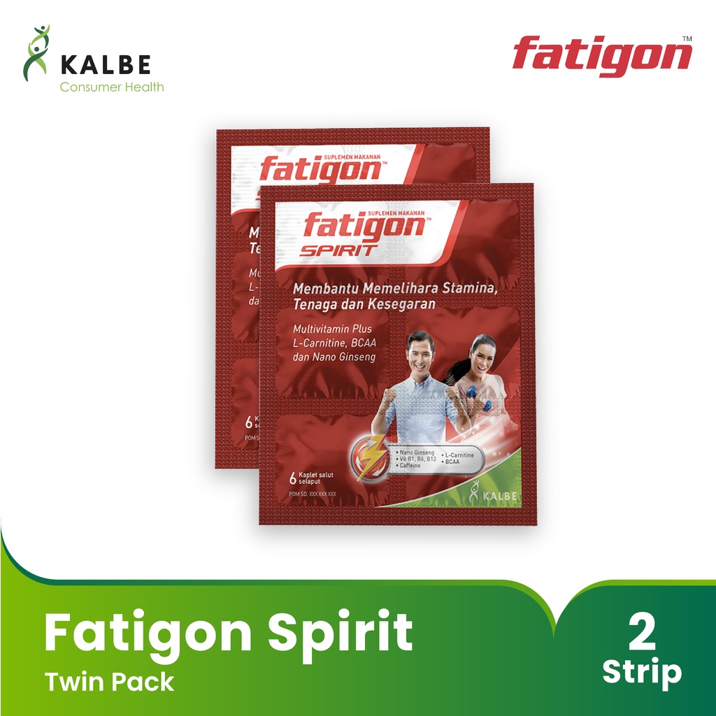 Fatigon Spirit Multivitamin Penambah Stamina - Strip