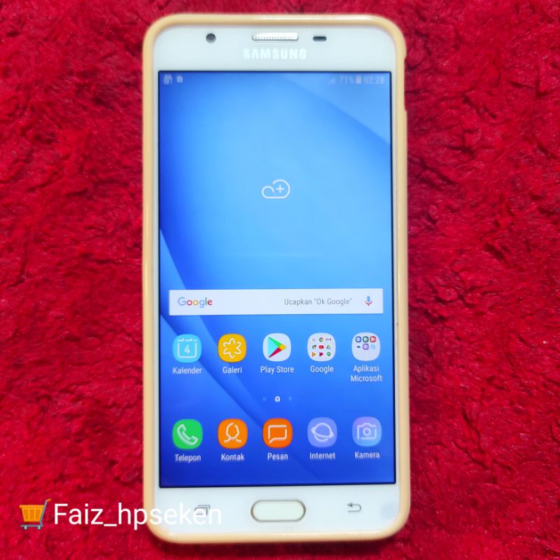 Samsung J7 Prime Ram 3/32 (4G) Handphone Android Second Normal Siap Pakai