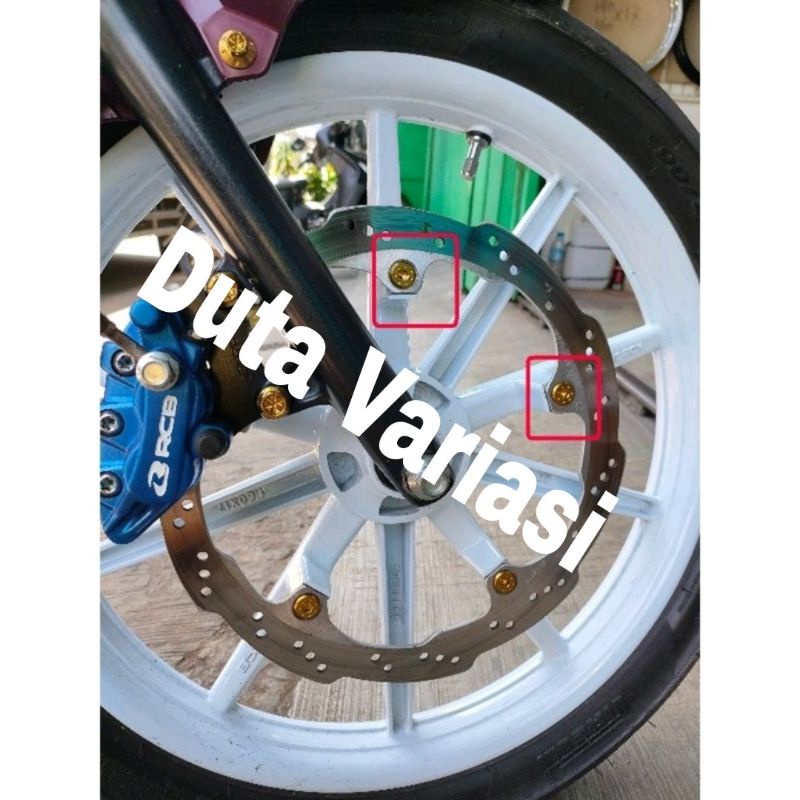 NACOM DV Baut Cakram Depan + Belakang Satria FU / FI